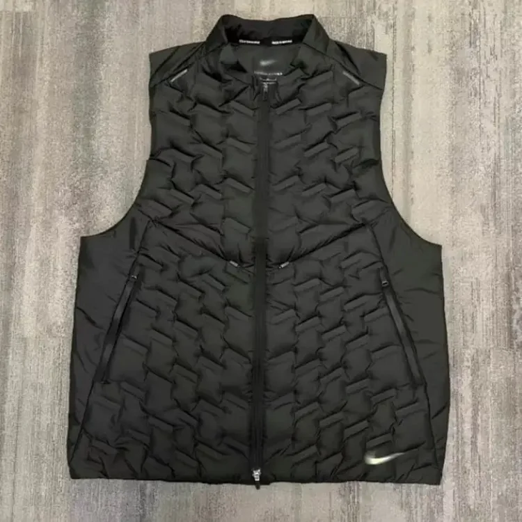 Nike Black Quilted Vest